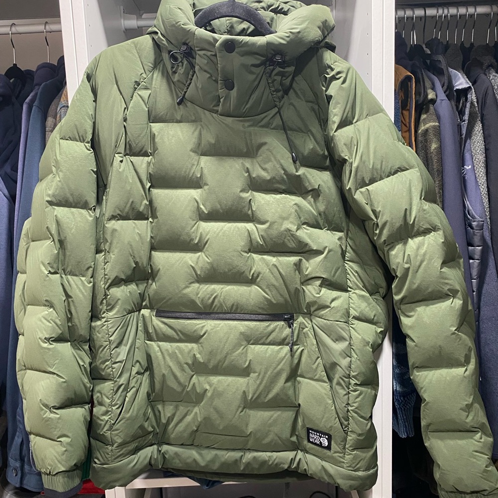Mountain Hardwear Men's Olive Puffer Jacket